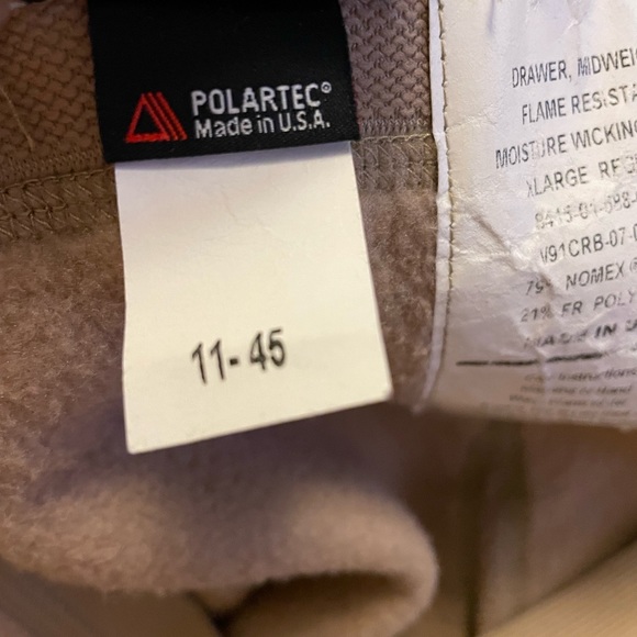 Army Polartec Nomex Fire Resistant Pants Tan Men Size XL - Picture 8 of 9